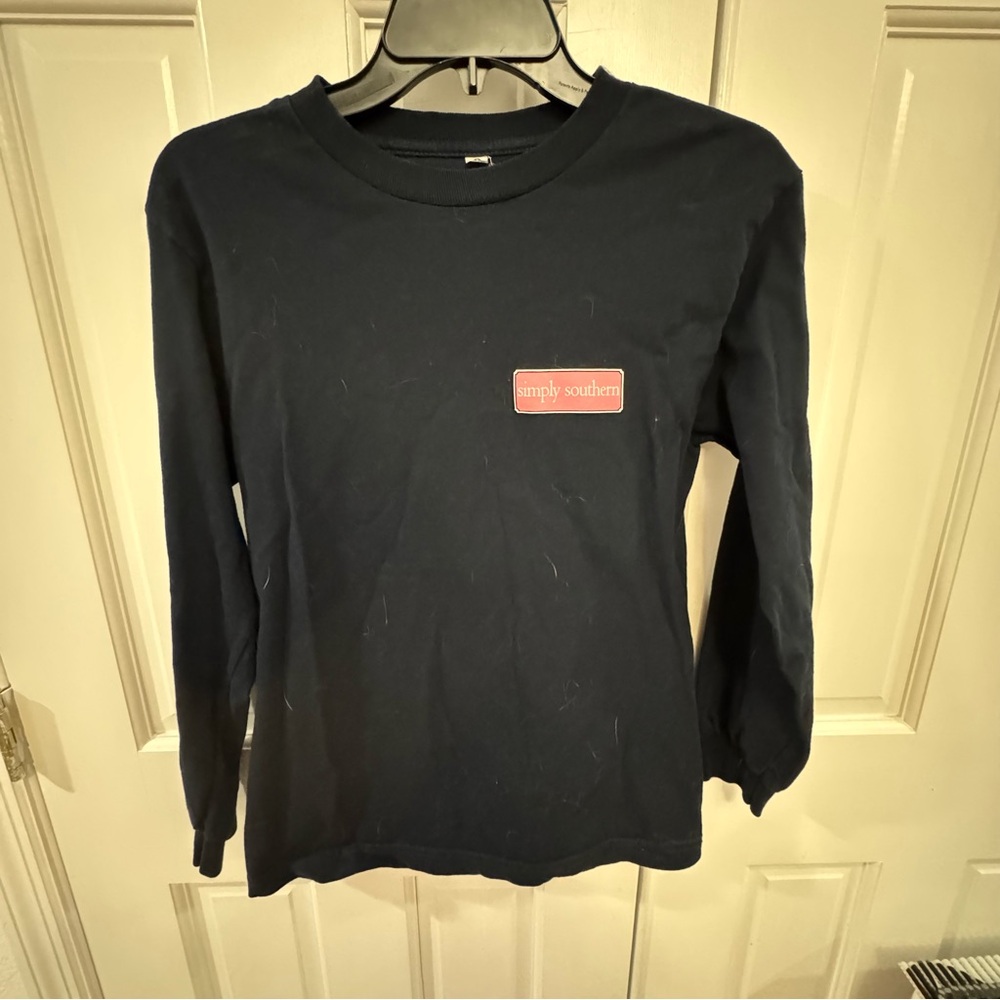Simply Southern Long Sleeve T-Shirt "Pursuit of Preppiness" Jeep Graphic Size S - Picture 2 of 5